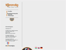 Tablet Screenshot of forandig.hu